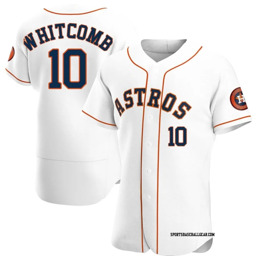 Shay Whitcomb Men's Houston Astros White Authentic Home Jersey