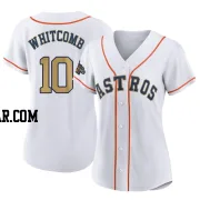 Shay Whitcomb Women's Houston Astros Gold Authentic White 2023 Collection Jersey