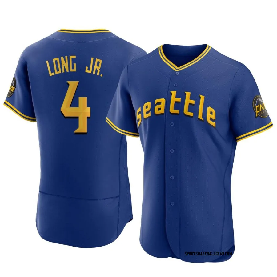 Shed Long Jr. Men's Seattle Mariners Royal Authentic 2023 City Connect Jersey