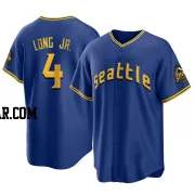 Shed Long Jr. Men's Seattle Mariners Royal Replica 2023 City Connect Jersey