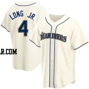 Shed Long Jr. Youth Seattle Mariners Cream Replica Alternate Jersey