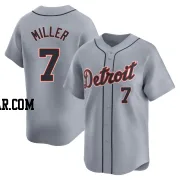 Shelby Miller Men's Detroit Tigers Gray Limited Road Jersey