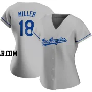 Shelby Miller Women's Los Angeles Dodgers Gray Authentic Road Jersey