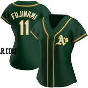 Shintaro Fujinami Women's Oakland Athletics Green Authentic Alternate Jersey