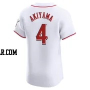 Shogo Akiyama Men's Cincinnati Reds White Elite Home Jersey