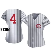 Shogo Akiyama Women's Cincinnati Reds White Authentic 2022 Field Of Dreams Jersey