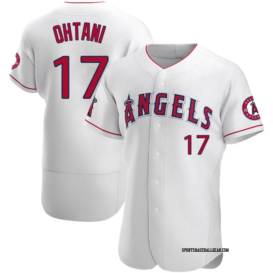 Shohei Ohtani Men's Los Angeles Angels White Authentic Jersey