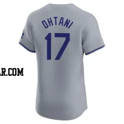 Shohei Ohtani Men's Los Angeles Dodgers Gray Elite Road Jersey