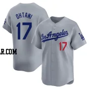 Shohei Ohtani Men's Los Angeles Dodgers Gray Limited Away Jersey