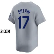 Shohei Ohtani Men's Los Angeles Dodgers Gray Limited Away Jersey