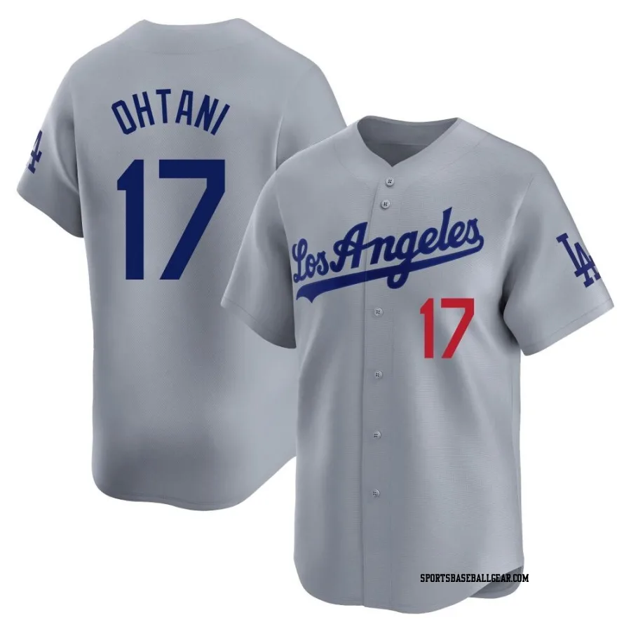 Shohei Ohtani Men's Los Angeles Dodgers Gray Limited Away Jersey