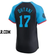 Shohei Ohtani Men's Los Angeles Dodgers Navy Elite National League 2024 All-Star Game Jersey