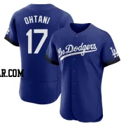 Shohei Ohtani Men's Los Angeles Dodgers Royal Authentic 2021 City Connect Jersey