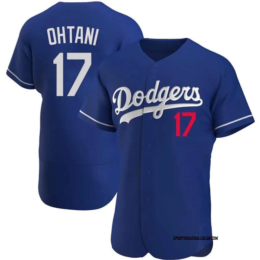 Shohei Ohtani Men's Los Angeles Dodgers Royal Authentic Alternate Jersey