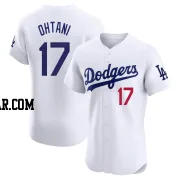 Shohei Ohtani Men's Los Angeles Dodgers White Elite Home Jersey