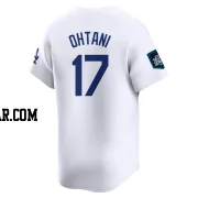 Shohei Ohtani Men's Los Angeles Dodgers White Limited 2024 World Tour Seoul Series Home Jersey