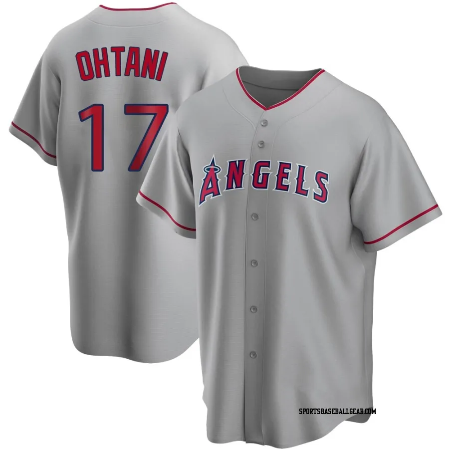 Shohei Ohtani Youth Los Angeles Angels Replica Silver Road Jersey