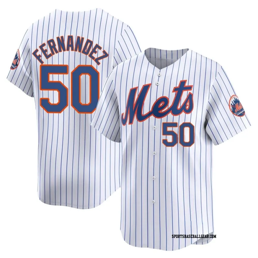 Sid Fernandez Youth New York Mets White Limited Home Jersey