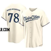 Simeon Woods Richardson Men's Minnesota Twins Cream Replica Alternate Jersey