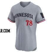 Simeon Woods Richardson Men's Minnesota Twins Gray Elite Road Jersey