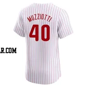 Simon Muzziotti Men's Philadelphia Phillies White Elite Home Jersey