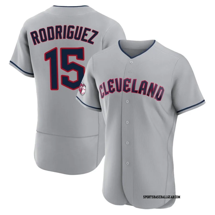 Simon Rodriguez Men's Cleveland Guardians Gray Authentic Road Jersey