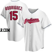 Simon Rodriguez Youth Cleveland Guardians White Replica Home Jersey