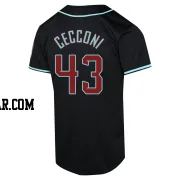 Slade Cecconi Men's Arizona Diamondbacks Black Limited Alternate Jersey