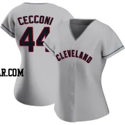 Slade Cecconi Women's Cleveland Guardians Gray Authentic Road Jersey