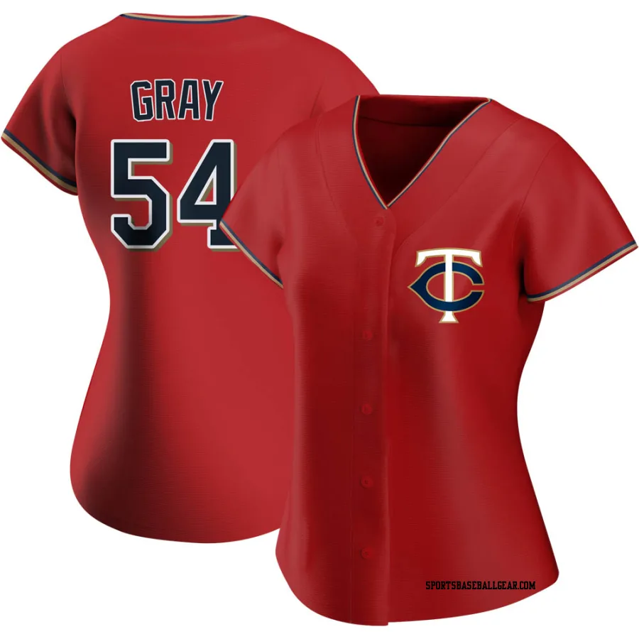 Sonny Gray Women's Minnesota Twins Red Authentic Alternate Jersey