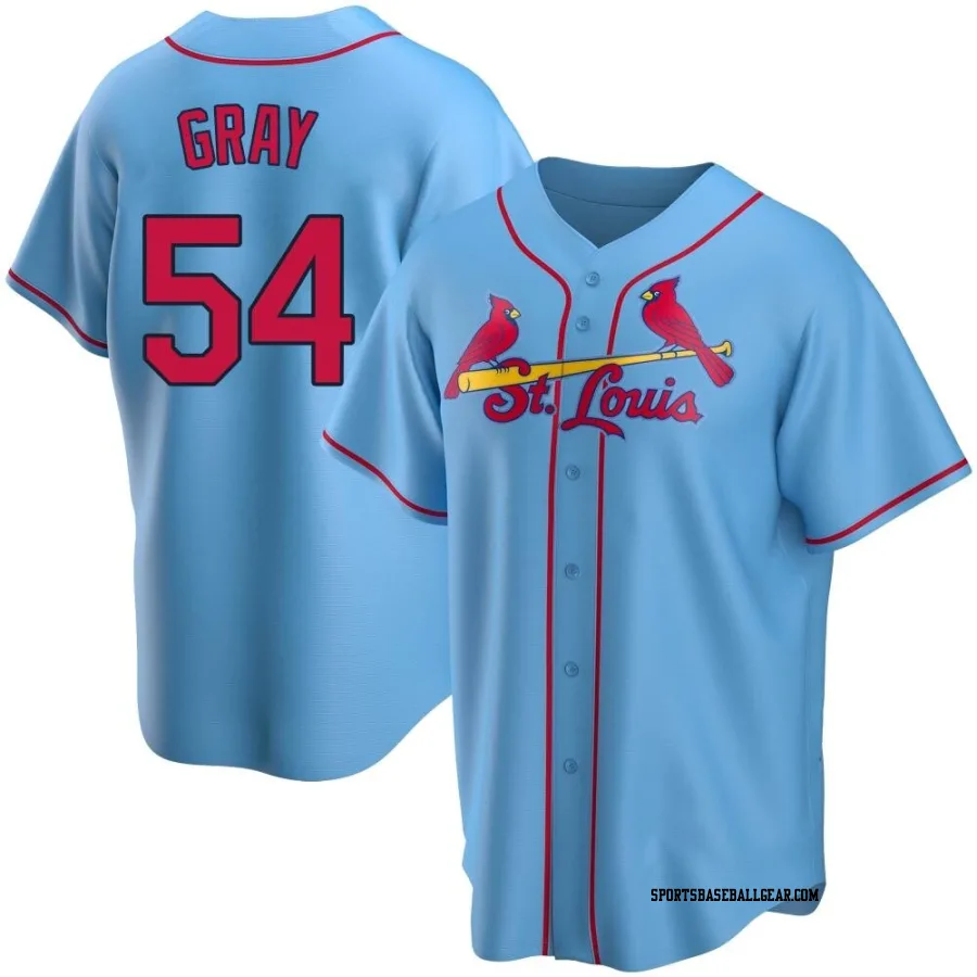 Sonny Gray Youth St. Louis Cardinals Light Blue Replica Alternate Jersey