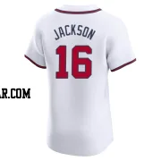 Sonny Jackson Men's Atlanta Braves White Elite Home Jersey