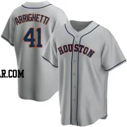 Spencer Arrighetti Men's Houston Astros Gray Replica Road Jersey