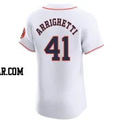 Spencer Arrighetti Men's Houston Astros White Elite Home Jersey