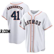 Spencer Arrighetti Men's Houston Astros White Replica 2022 World Series Champions Home Jersey