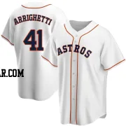 Spencer Arrighetti Men's Houston Astros White Replica Home Jersey