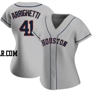 Spencer Arrighetti Women's Houston Astros Gray Authentic Road 2020 Jersey