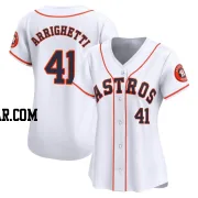 Spencer Arrighetti Women's Houston Astros White Limited Home Jersey