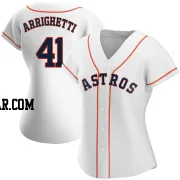 Spencer Arrighetti Women's Houston Astros White Replica Home Jersey