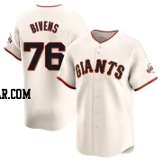 Spencer Bivens Men's San Francisco Giants Cream Limited Home Jersey