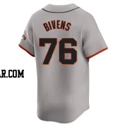 Spencer Bivens Men's San Francisco Giants Gray Limited Away Jersey