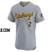 Spencer Horwitz Men's Pittsburgh Pirates Gray Elite Road Jersey