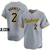 Spencer Horwitz Men's Pittsburgh Pirates Gray Limited Away Jersey