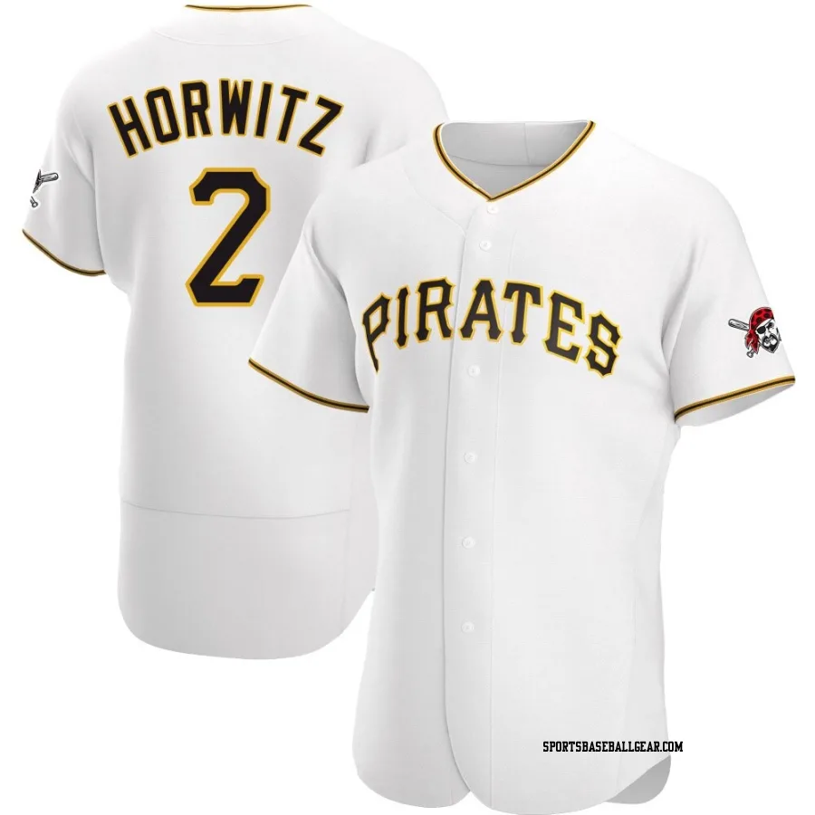 Spencer Horwitz Men's Pittsburgh Pirates White Authentic Home Jersey