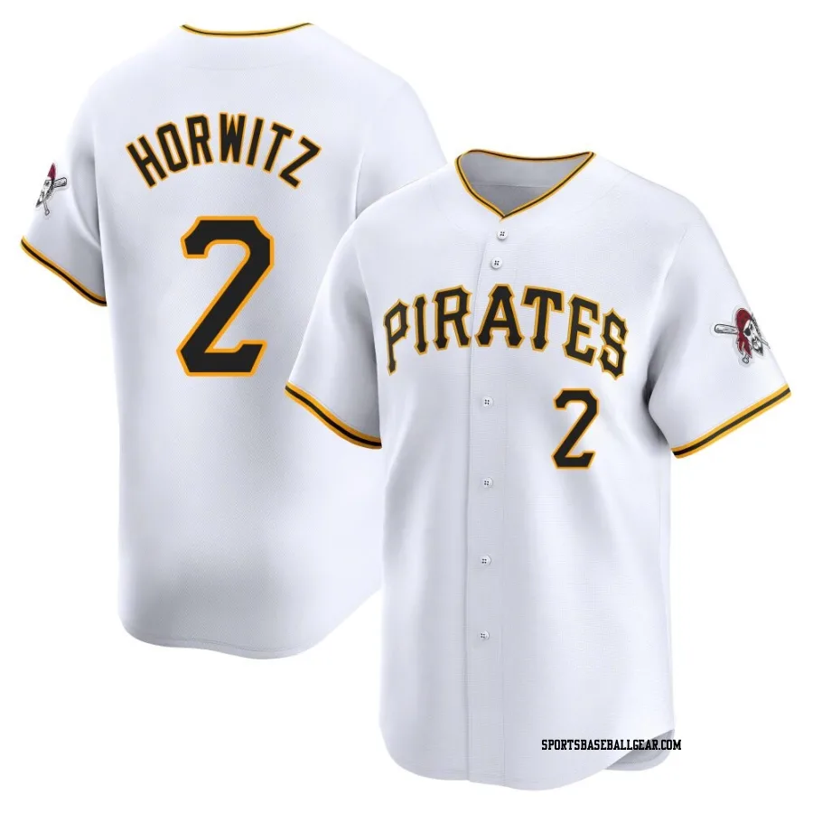 Spencer Horwitz Men's Pittsburgh Pirates White Limited Home Jersey