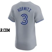 Spencer Horwitz Men's Toronto Blue Jays Gray Elite Road Jersey