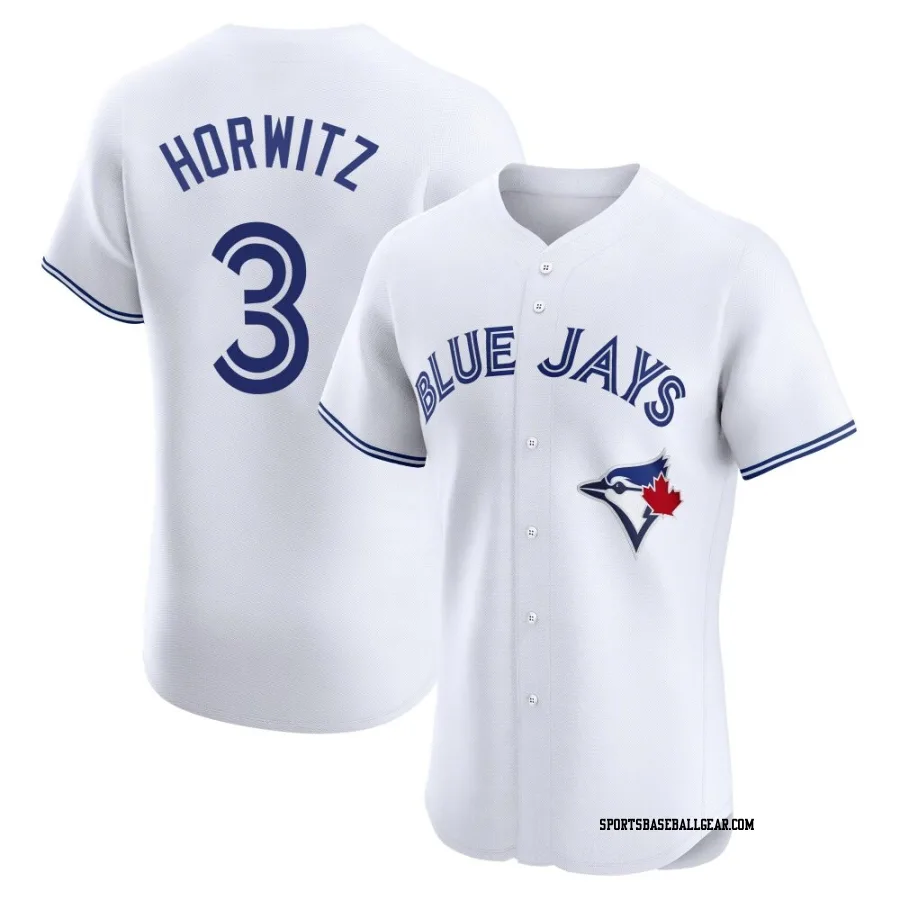 Spencer Horwitz Men's Toronto Blue Jays White Elite Home Jersey