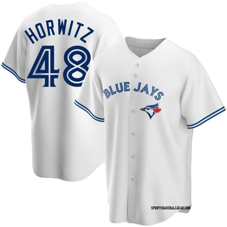 Spencer Horwitz Men's Toronto Blue Jays White Replica Home Jersey