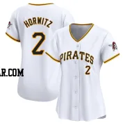 Spencer Horwitz Women's Pittsburgh Pirates White Limited Home Jersey