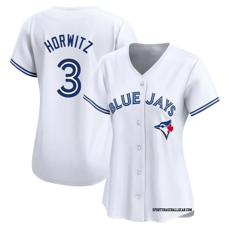 Spencer Horwitz Women's Toronto Blue Jays White Limited Home Jersey